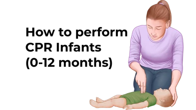 How to perform CPR Infants